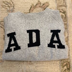 Adanola Gray Crewneck Sweater